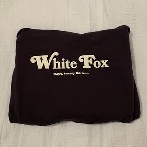 White Fox Boutique Black Sweatshirt